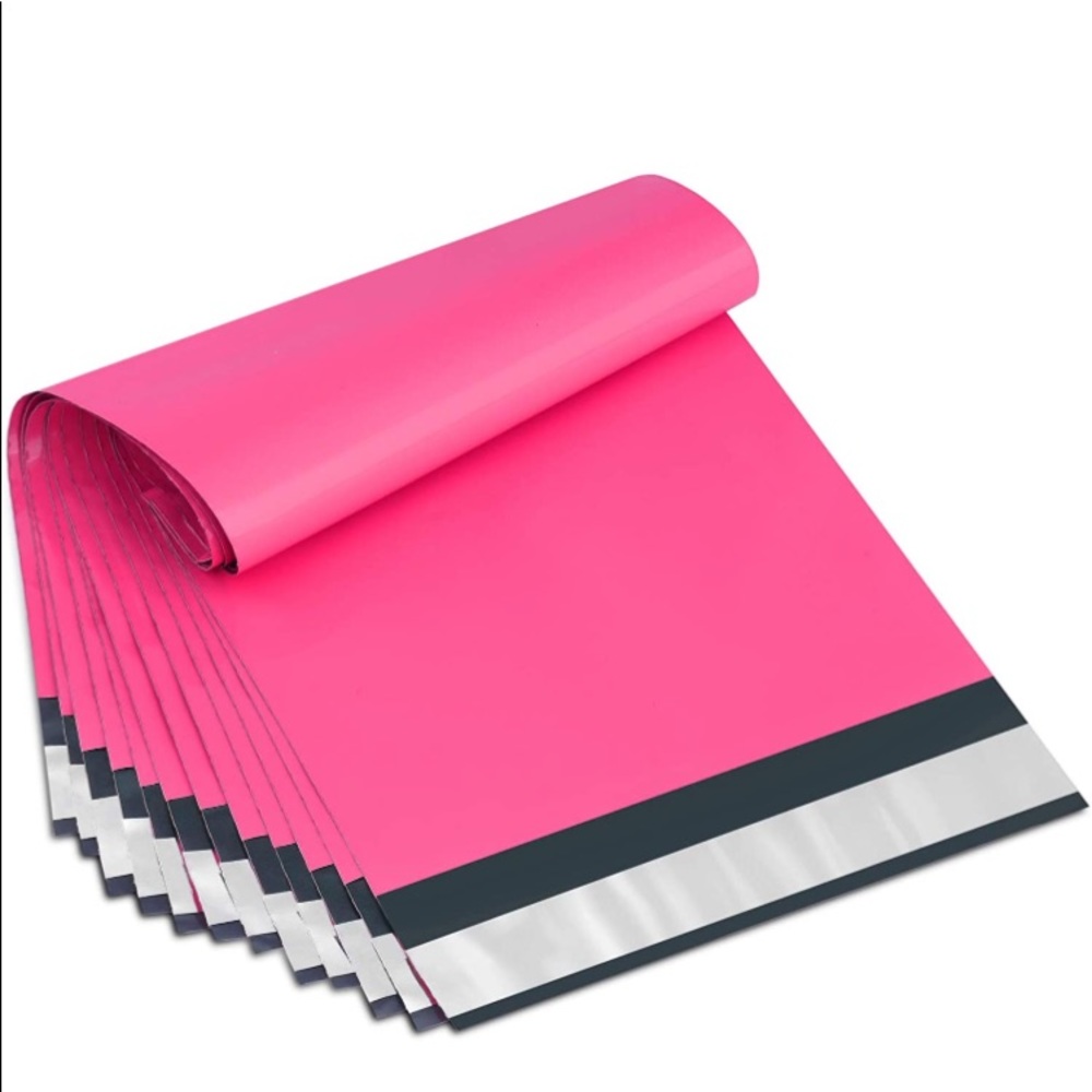 💟 2 /$20💟 PINK Polymailers (6" x 9") Qty 12